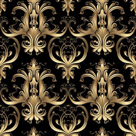 Premium Photo Elegant Vintage Gothic Seamless Pattern Collection