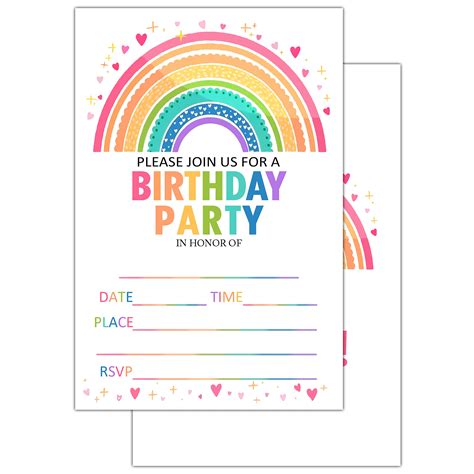 Free Editable PDF) Lovely Rainbow Cocomelon Birthday, 56% OFF