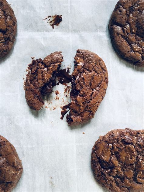 Fudgy Chocolate Brownie Cookies Bake It Write