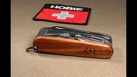 Victorinox Swiss Champ With Bubinga Wood Scales Youtube