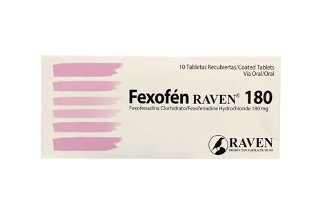 Fexofen 180mg Raven x 1 Tableta Compre en línea en su Farmacia y