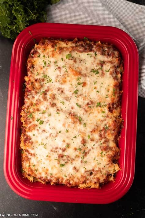 Lasagna Casserole Recipe - Eating on a Dime