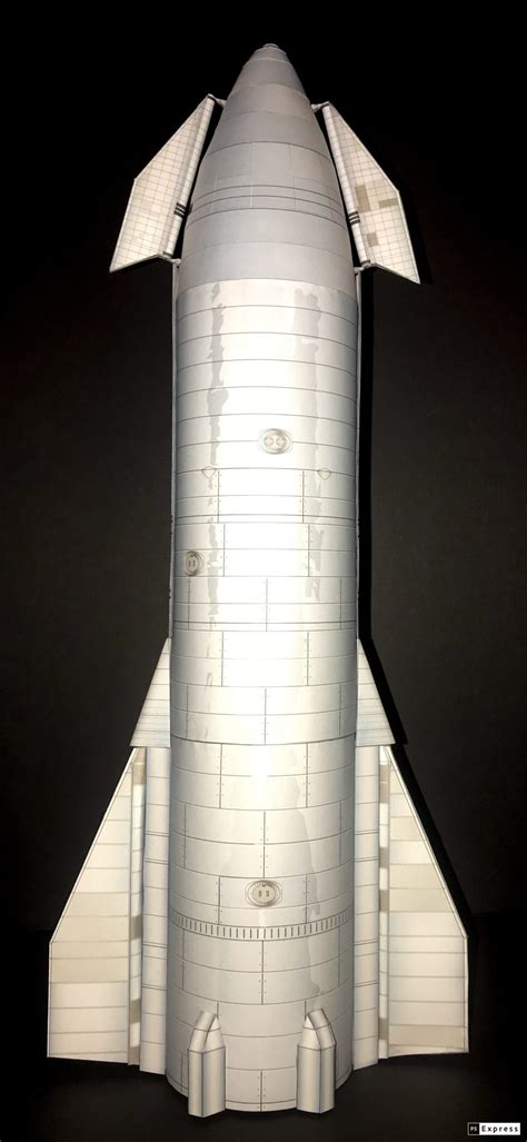 SpaceX Starship – AXM Paper Space Scale Models.com