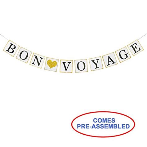 Bon Voyage Banner - Bon Voyage Bunting - Travel Banner - Adventure ...