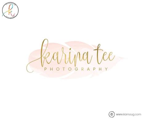 Watercolor Logo Feather Logo Photography Logo Logos Premade | Etsy