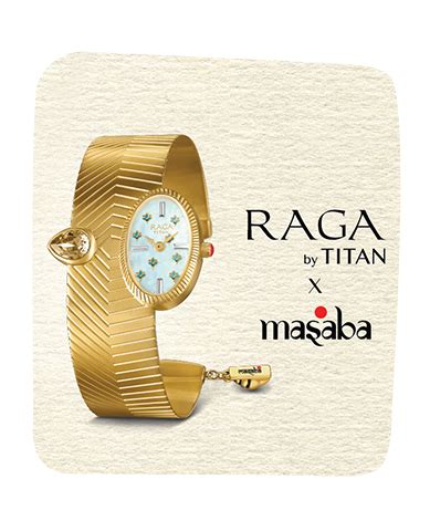 Titan Raga Collaborates with Indian Designer Masaba | Titan Company