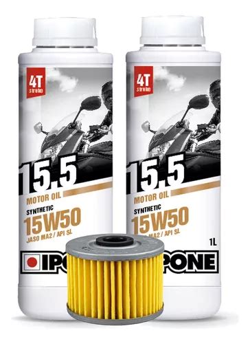 Kit Service Tornado Aceite Ipone Semi 15 5 X2 Filtro Honda