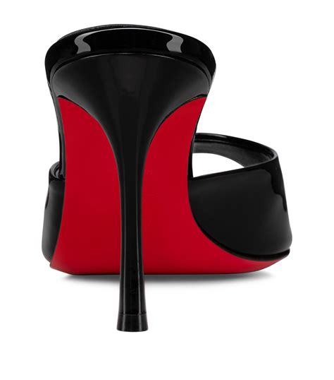 Christian Louboutin Black Me Dolly Patent Mules Harrods Uk