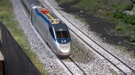 Review New Bachmann Amtrak Acela Set Wdcc In Ho Scale Youtube