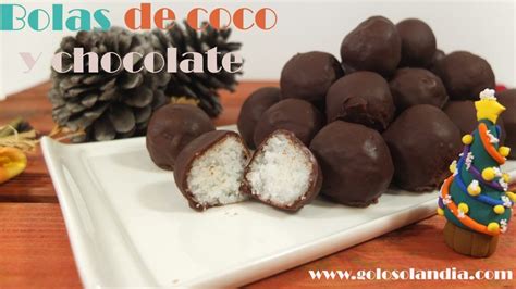 Como Hacer Bolas De Coco Y Chocolate F Cil Receta Casera Y V Deo Paso