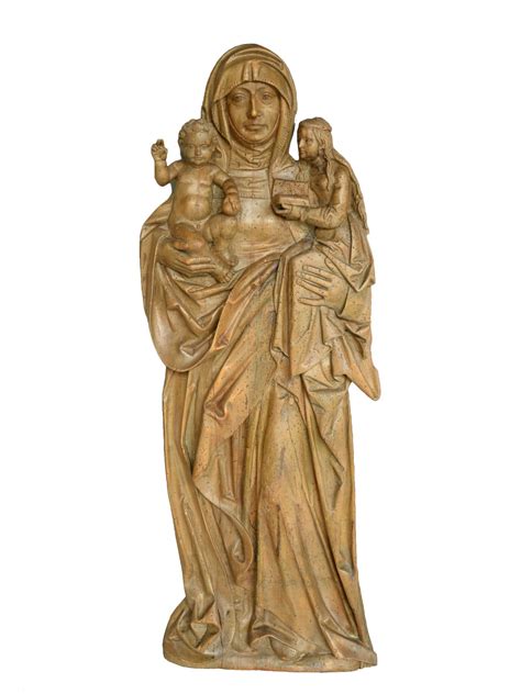 Vierge L Enfant Avec Sainte Anne C Xie Au Xve Si Cle N