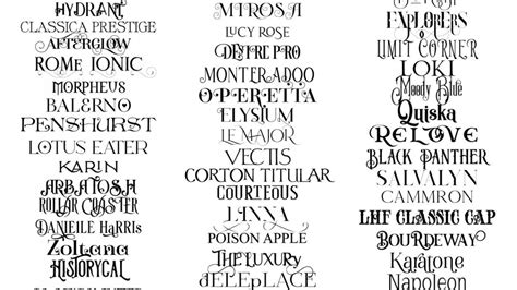 Fonts