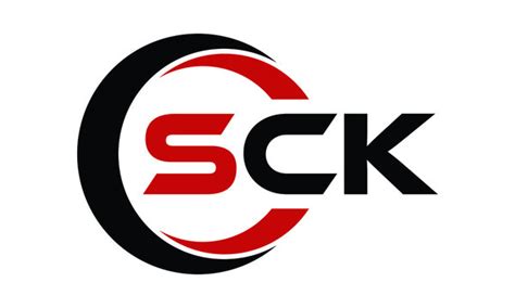 Sck Abstract Technology Circle Setting Logo Vector Image