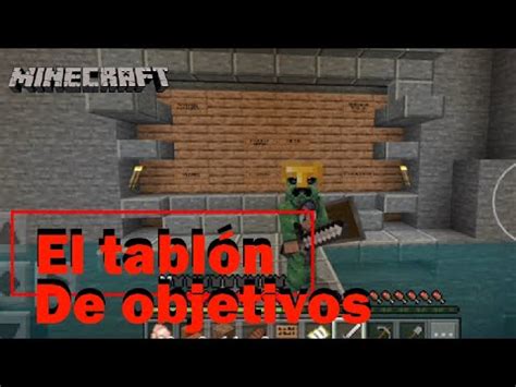 Minecraft Cap El Tabl N De Objetivos Youtube