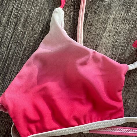 Boutine La Pink Ombre Bikini Re Pop Tiny Dots On Depop