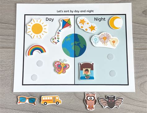 Day And Night Sorting Activity Free at David Daigle blog