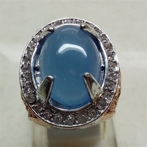 Jual Cincin Batu Alam Natural Anggur Chalcedony Calcedony Calsedony