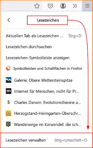 Lesezeichen Und Andere Daten Aus Microsoft Edge Importieren Hilfe Zu