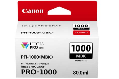 Canon Pfi Mbk Matte Black Ink Tank Cartridge Befoto Cz