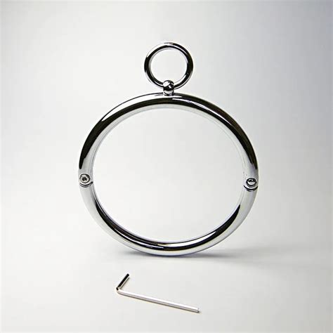 Dia 12cm Metal Neck Ring Collar Adult Slave Role Play Metal Collar Sex