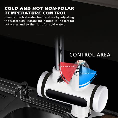 Local Delivery 220V 3sec Instant Tankless Electric Hot Water Faucet With LED Digital Display