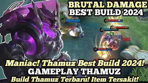 Maniac Thamuz Best Build 2024 Gameplay Thamuz Top Global Mobile