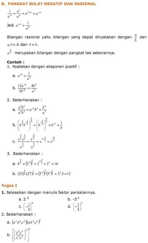 Bentuk Pangkat Akar Logaritma - MARI BERMAIN DENGAN MATEMATIKA