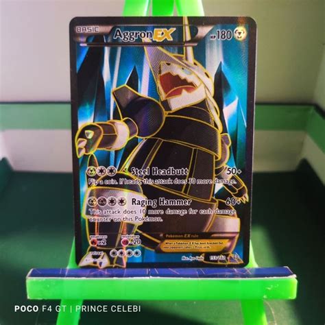 Pokemon Tcg Aggron Ex Full Art Shopee Philippines