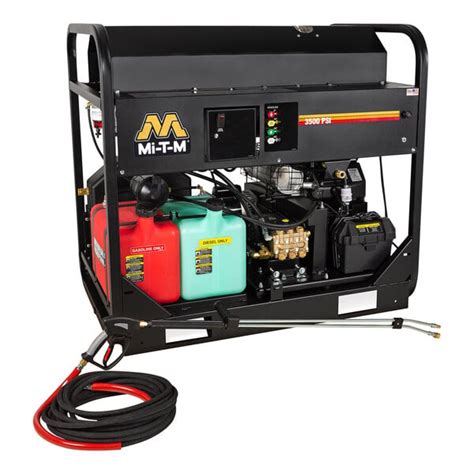 Mi T M HS Series HS MGK Gas Fired Hot Water Pressure Washer With Kohler Engine PSI