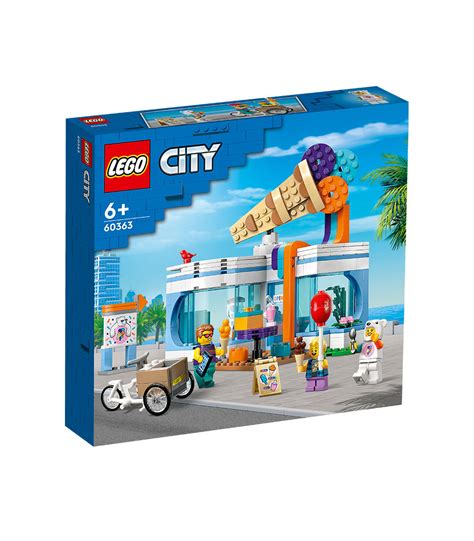 LEGO CITY 60363 ICE CREAM SHOP AGE 6 BUILDING BLOCKS 2023 296PCS