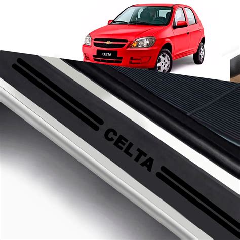 Soleira De Porta Gm Celta Modelo Universal Carro Personalizado Shopee