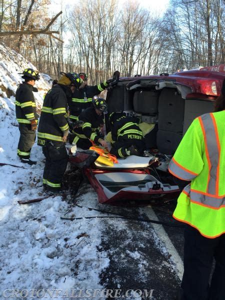 Croton Falls Firefighters Responds To Rollover Accident Croton Falls