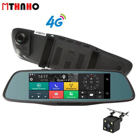 G Wifi Car Dvr Camera Android Gps Navigation Rear View Mirror