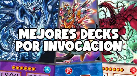 Los MEJORES DECKS de cada TIPO de INVOCACIÓN Link XYZ Synchro