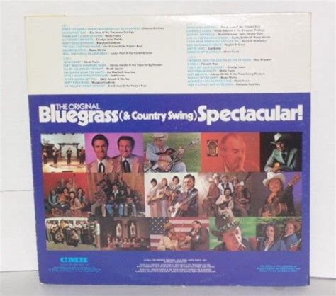 The Original Bluegrass And Country Swing Spectacular Double Lp Gatefold