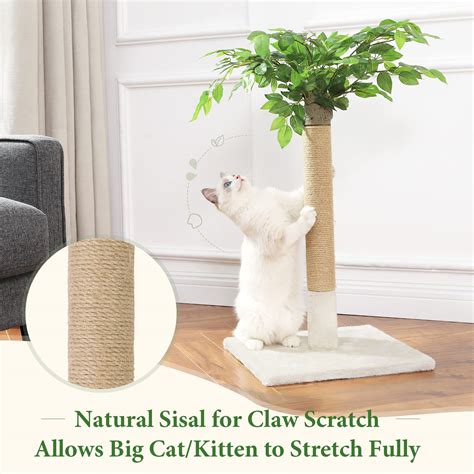 Mua Msmask Cat Scratching Post Natural Jute Sisal Scratch Pole Cat Scratch Post With