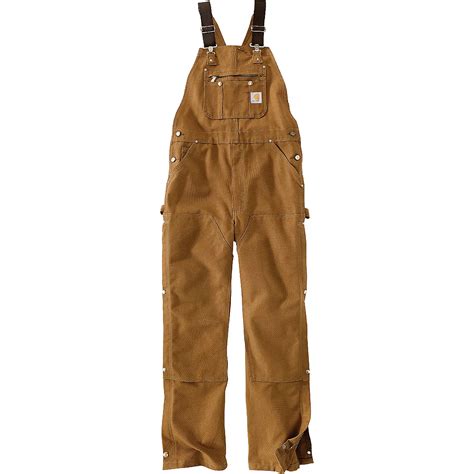 Carhartt Mens Loose Fit Firm Duck Bib Overall Academy