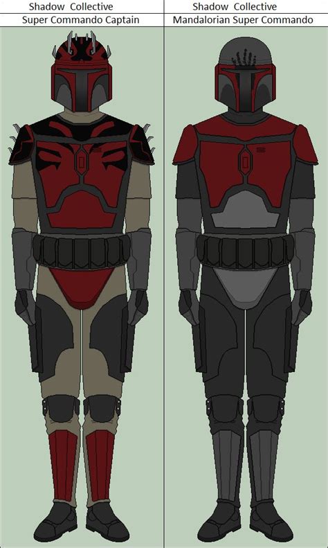 Mandalorian Super Commandos From The Clone Wars TV Show Templates