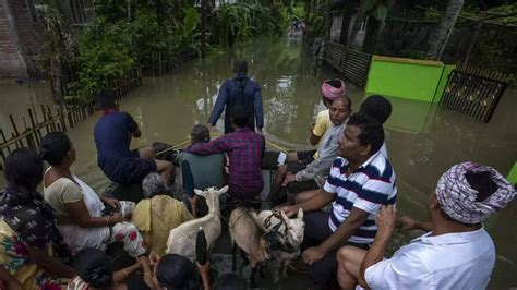 Assam Flood Situation Worsens In Karimganj More Than 1 34 Lakh