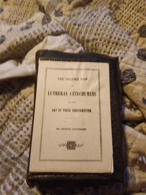 Antique Christian Book Evangelical Lutheran Hymn Book Abridged