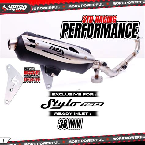 Jual Knalpot Standar Racing Shijiro Type Performance For Honda Stylo