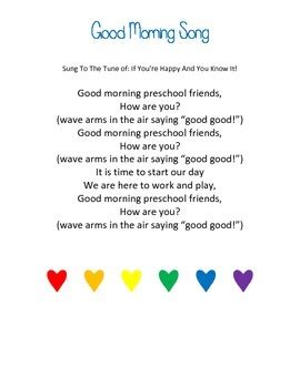 Good Morning Circle Time Songs For Toddlers : Circle Time Songs For ...