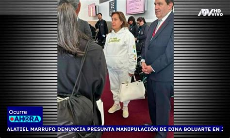 Dina Boluarte Viralizan Fotografía De Parada Técnica De Su Viaje A