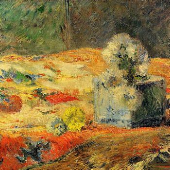 Felipe Santamans Figurative Still Life Painter Paul Gauguin