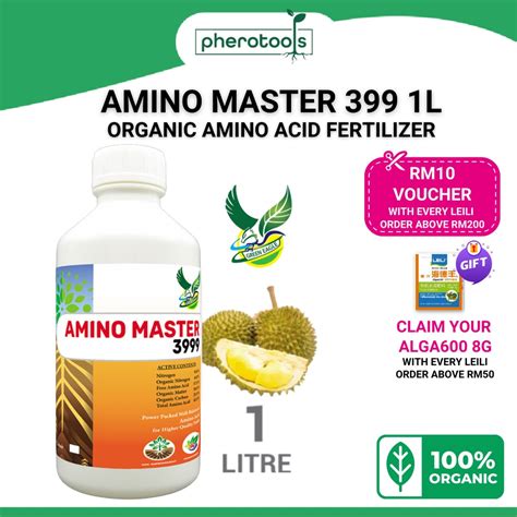 1l Amino Master 3999 Organic Amino Acid Fertilizer Baja Organik