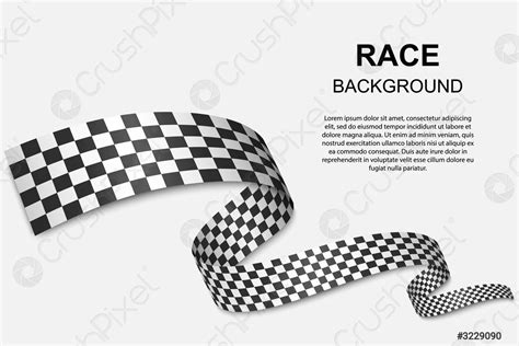 Checkered flag background Vector illustration - stock vector 3229090 ...