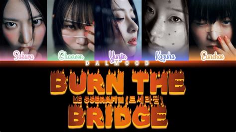 Le Sserafim 르세라핌 Burn The Bridge Color Coded Lyrics Hankanrom