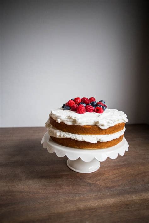 Naked Cake With Berries Bake America Cake Again Live Free Creative Co