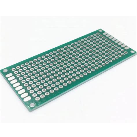 PCB double face 3X7CM perforé Maroc ARDUINO MAROC meilleur prix