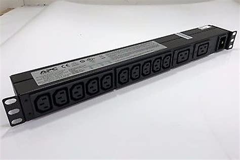 Rack Pdu Basic 1u 16a 208and230v 10 C13 And 2 C19 Ap9559